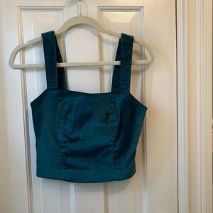 Dark Green Maeve Anthropologie Top